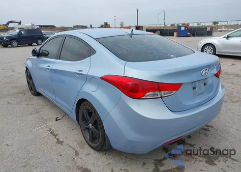 2013 Hyundai Elantra Gls z USA, uszkodzony, nr VIN KMHDH4AE8DU522820